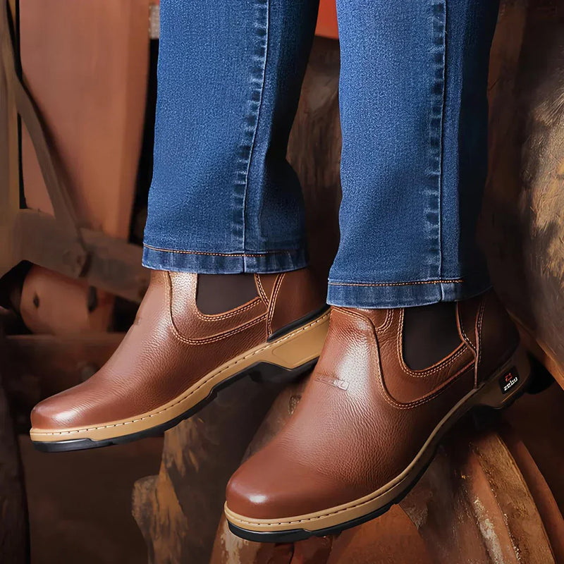 Kit Bota Agro - Ortopédica + BRINDES: [Cinto, Boné e Carteira]