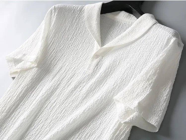 Conjunto Masculino de Linho – Camiseta + Calça