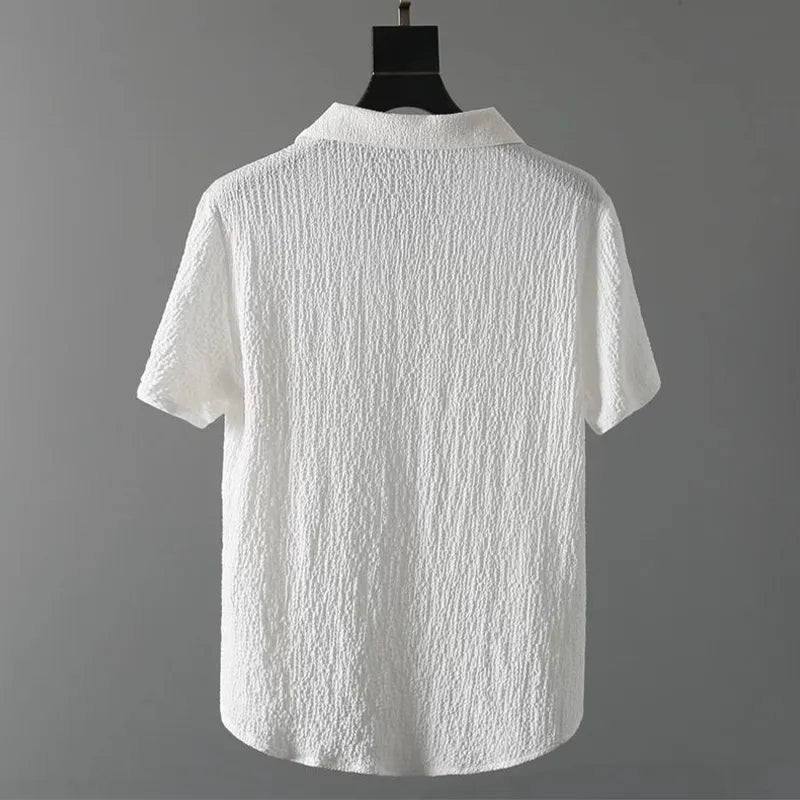 Conjunto Masculino de Linho – Camiseta + Calça