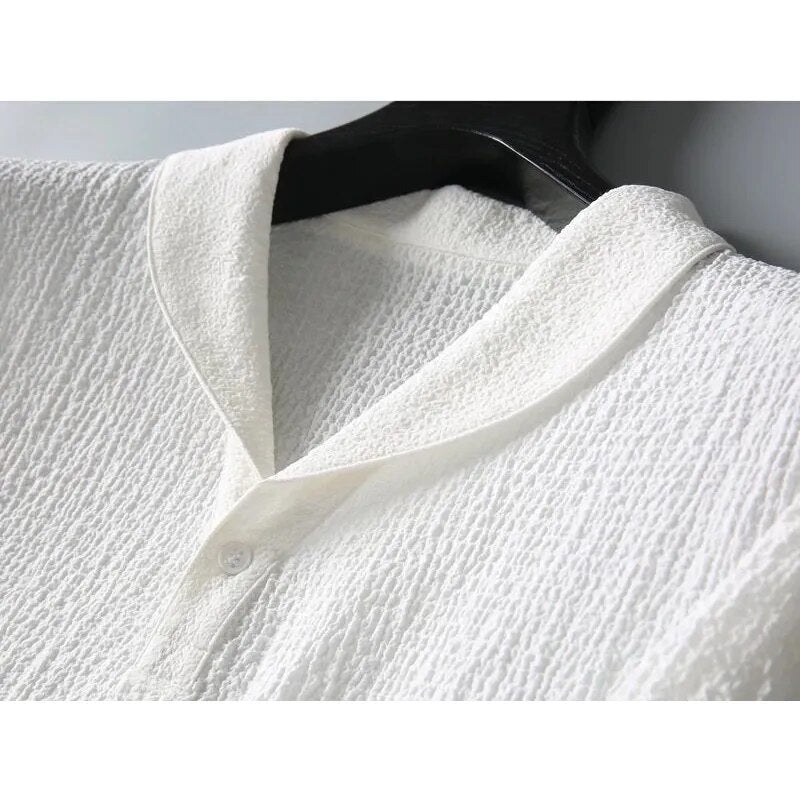 Conjunto Masculino de Linho – Camiseta + Calça