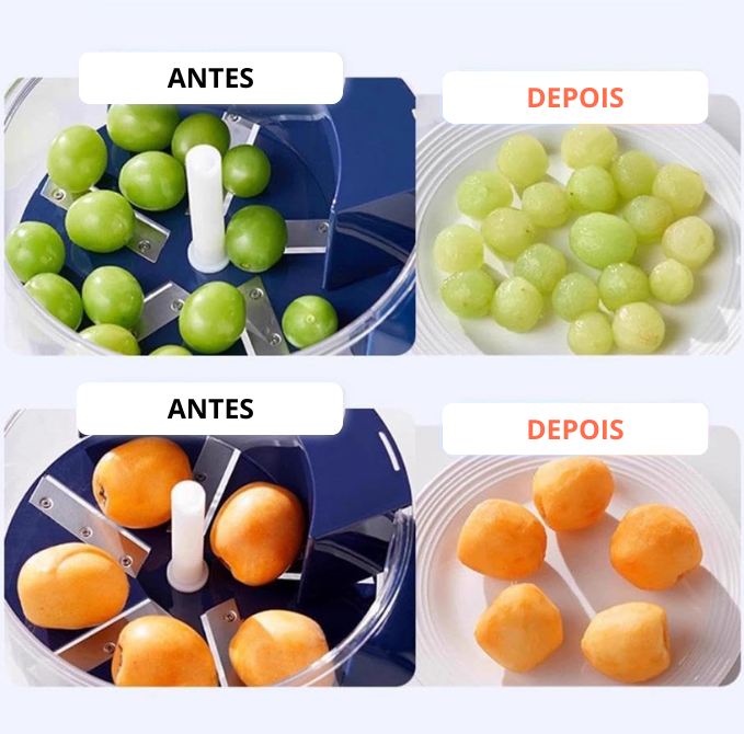 Máquina Elétrica de Descascar Frutas (Alho, Uva, Tomate e Outras Pequenas)