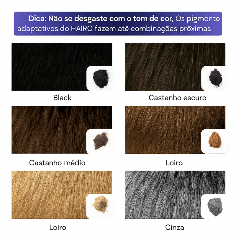 Pó Densidade Capilar Hairo