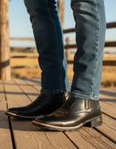 Bota Masculina Country Premium – Couro Natural e Solado Tratorado