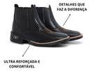 Bota Masculina Country Premium – Couro Natural e Solado Tratorado