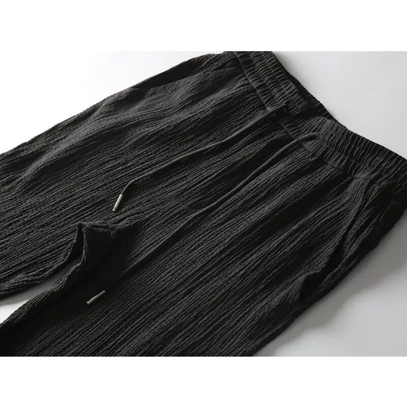 Conjunto Masculino de Linho – Camiseta + Calça